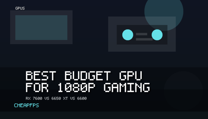 Original CheapFPS cover art for a 1080p budget GPU comparison